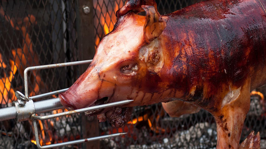 Easter pork roast on the Weber! At Bucher South — Franklin, TN.